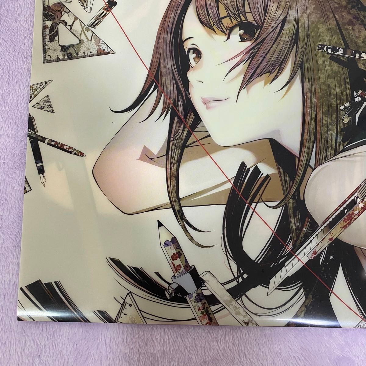 化物語☆複製原画☆戦場ヶ原☆大暮維人☆1枚☆未使用品 漫画『化物語