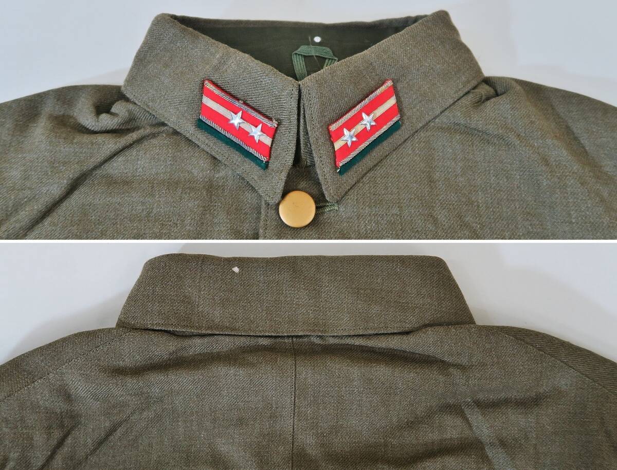 旧日本帝国陸軍 軍服上下 軍医中尉襟章 袖章付 （616 一号 検索(軍服/
