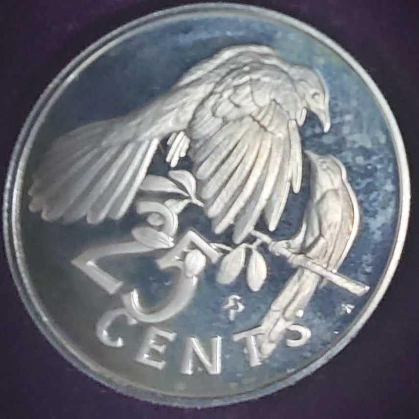 1973年 英領ヴァージン諸島 1ドル記念銀貨 SV925ほかフランクリン