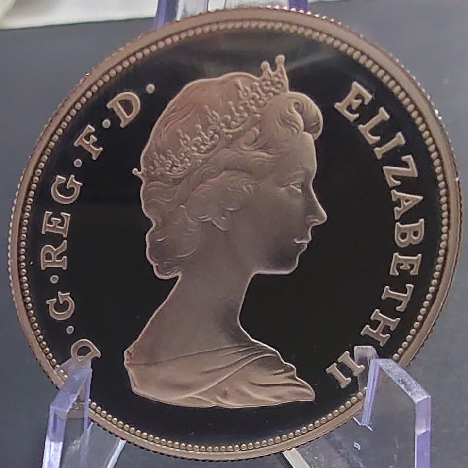 1981年 イギリス銀貨 チャールズ皇太子＆ダイアナ妃御成婚記念銀貨