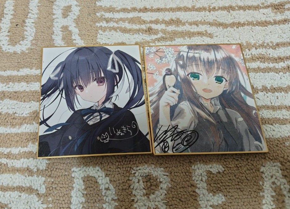 サクラノ刻 本間心鈴 夏目藍 色紙 サクラノ詩 サクラノ刻 デッキケース