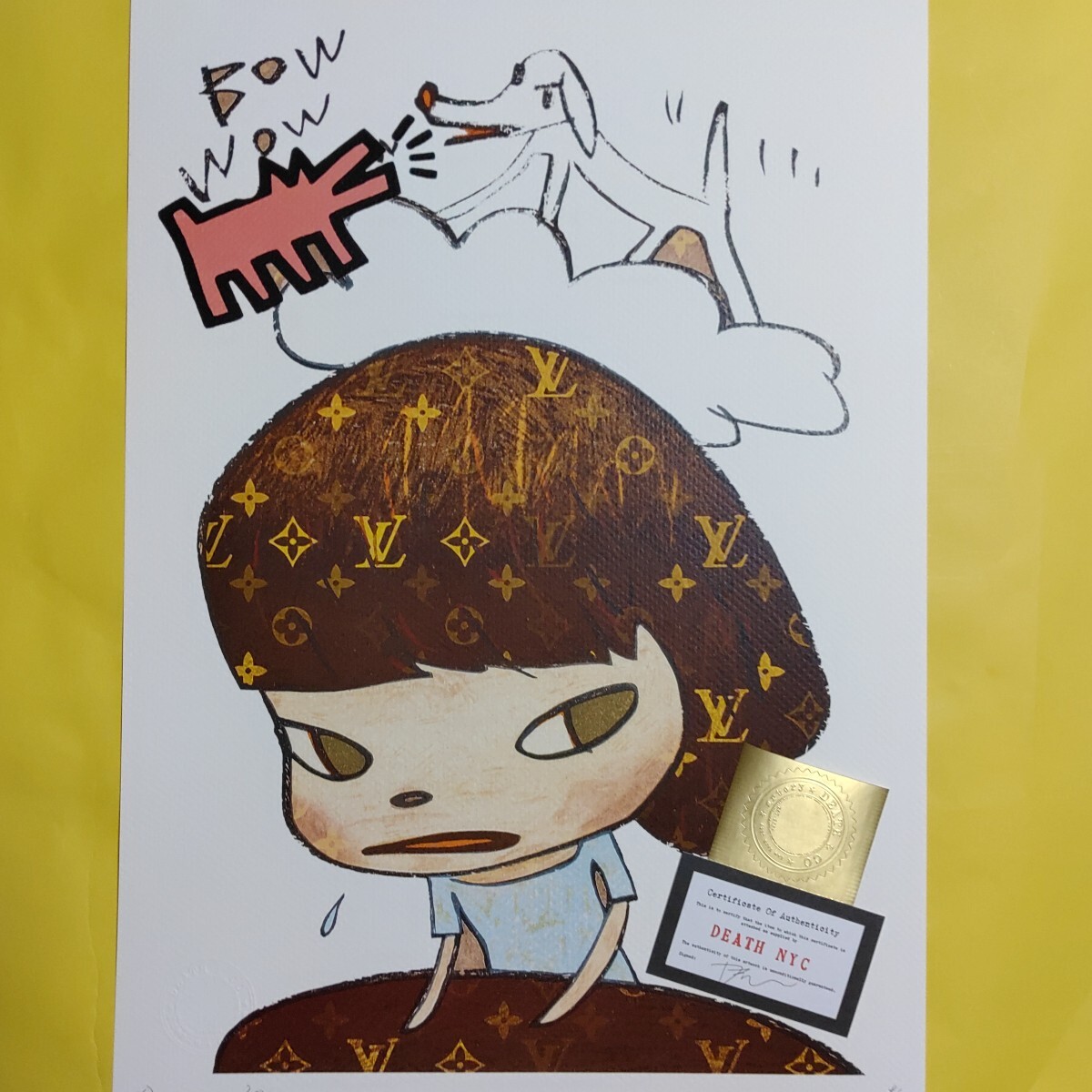 DEATH NYC 世界限定100枚アートポスター奈良美智NARA YOSHITOMO