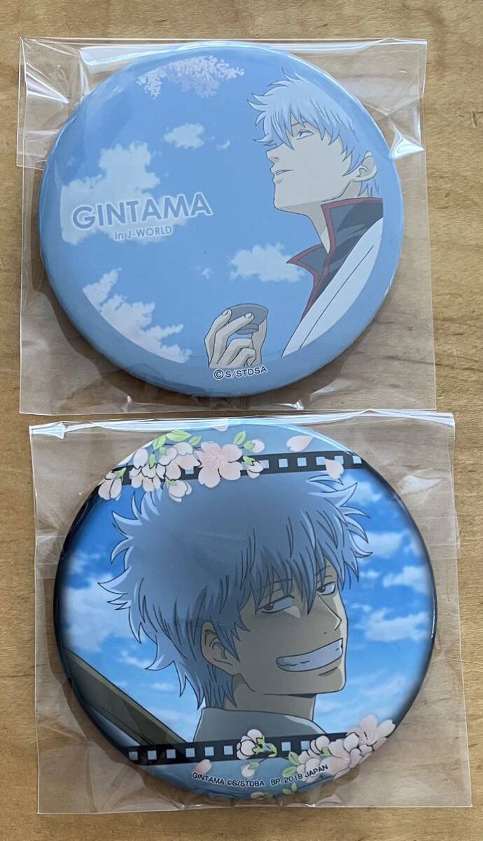 ①銀魂 坂田銀時 缶バッジ J-world 銀河侍伝説銀八ホスト ①銀魂 坂田