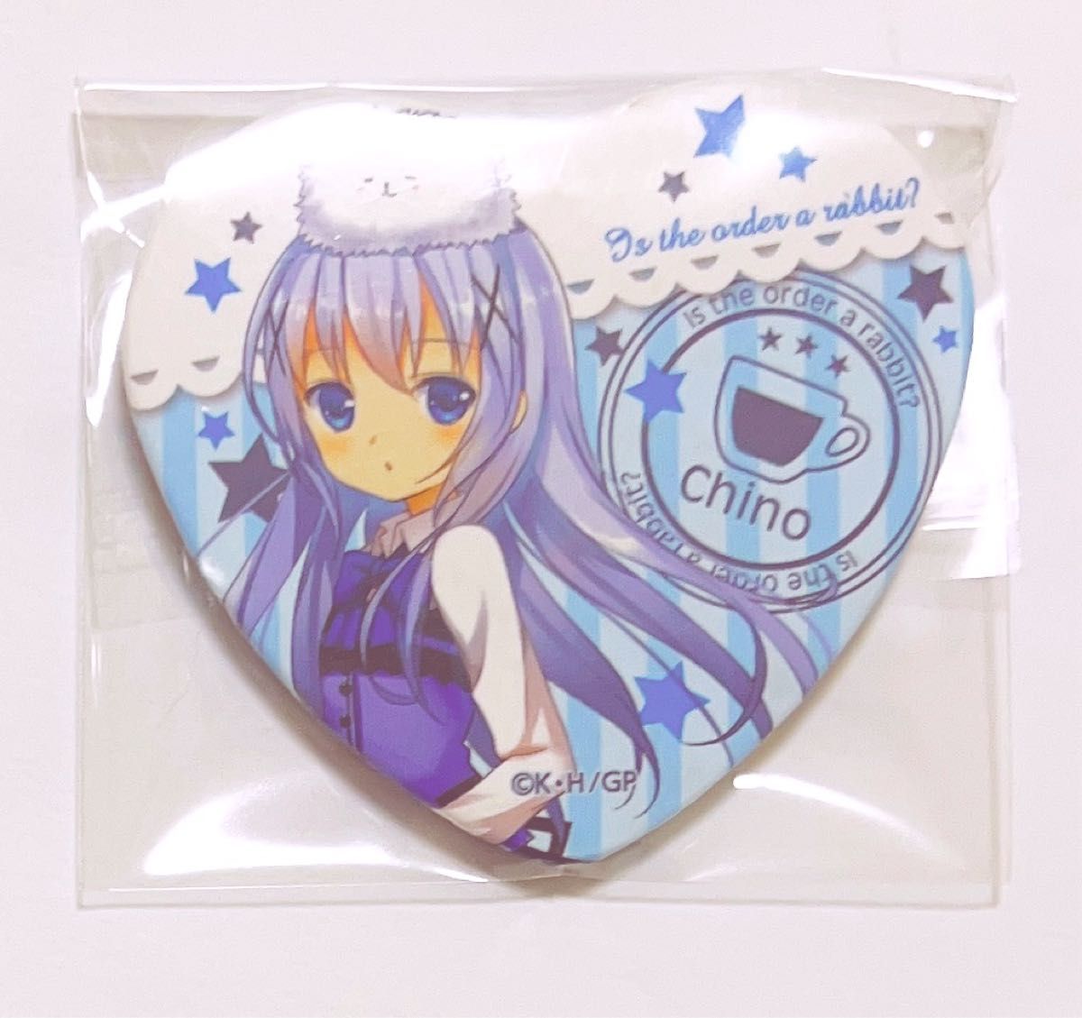 ごちうさ チノ 缶バッジ ご注文はうさぎですか？ 超激レア ご注文