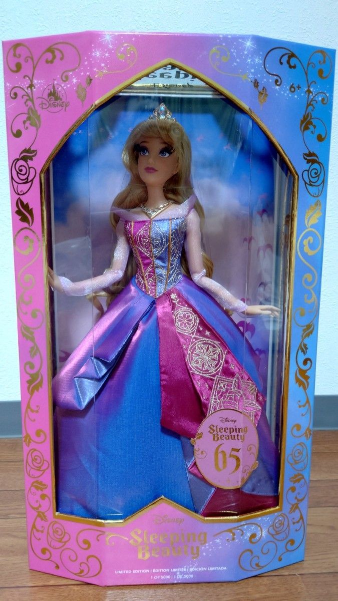 眠れる森の美女 リミテッドドール ディズニーストア オーロラ姫 65周年