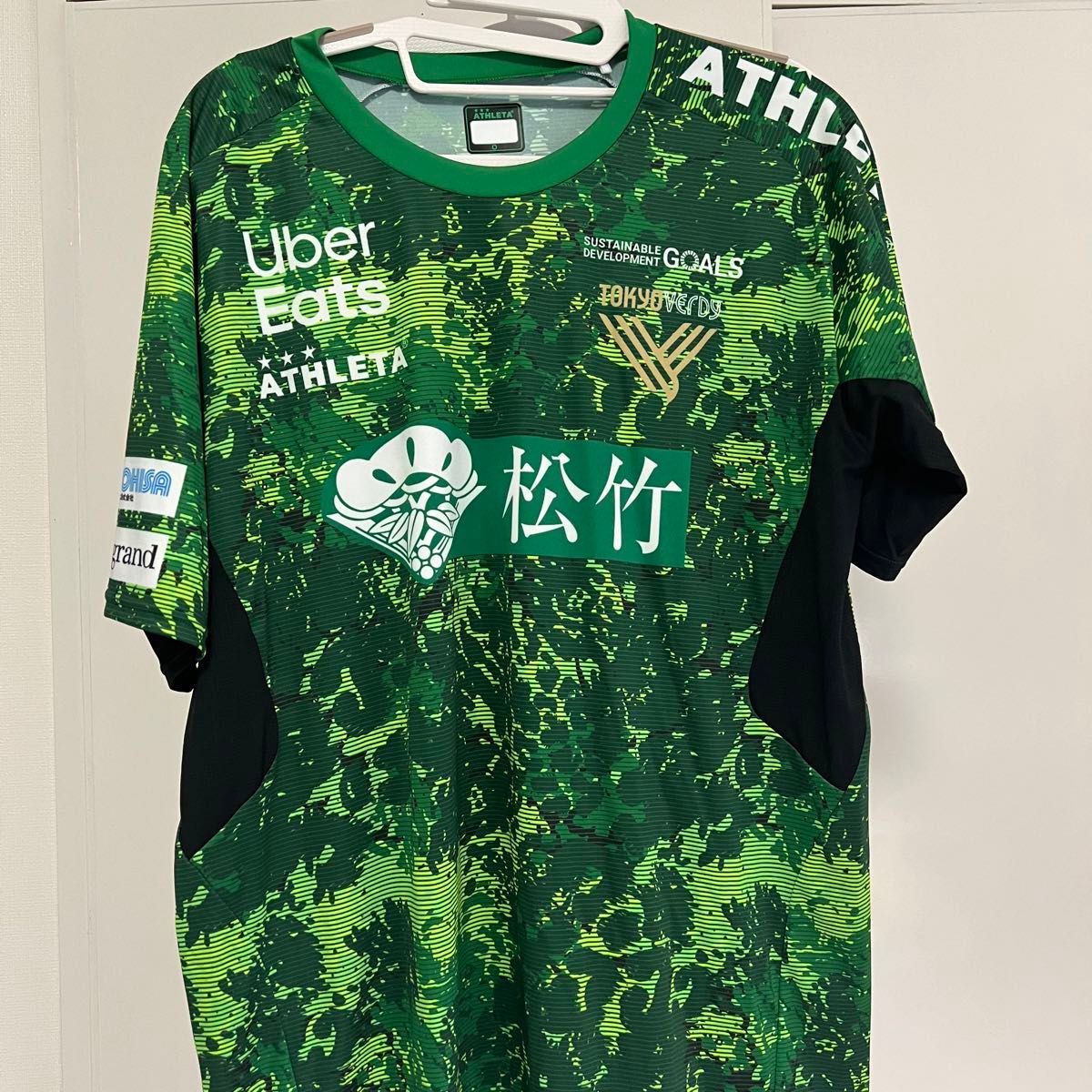 東京ヴェルディ アスレタ選手着用モデルレプリカプラクティスシャツ L