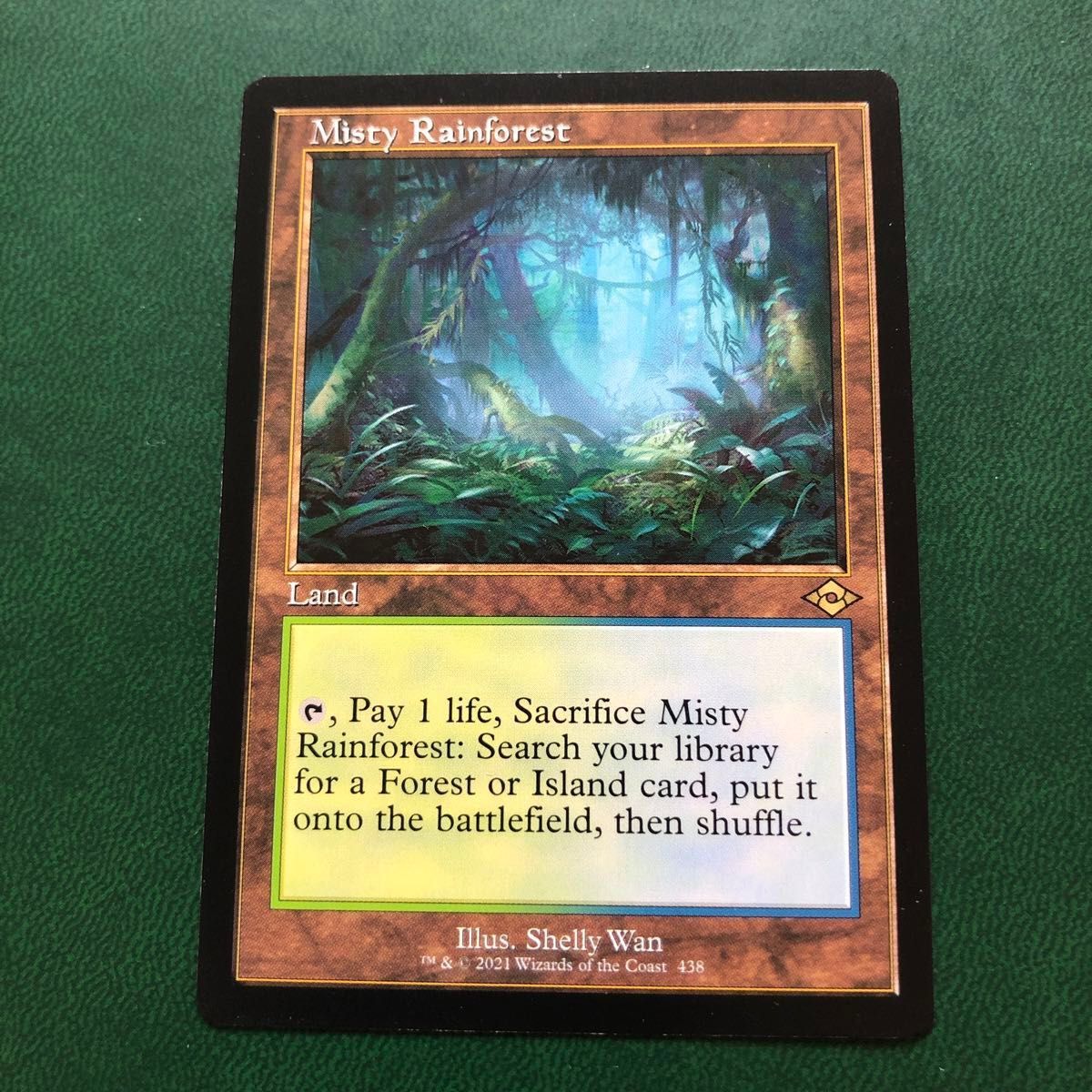 セットブースター 英語旧枠Foil 霧深い雨林/Misty Rainforest Amazon