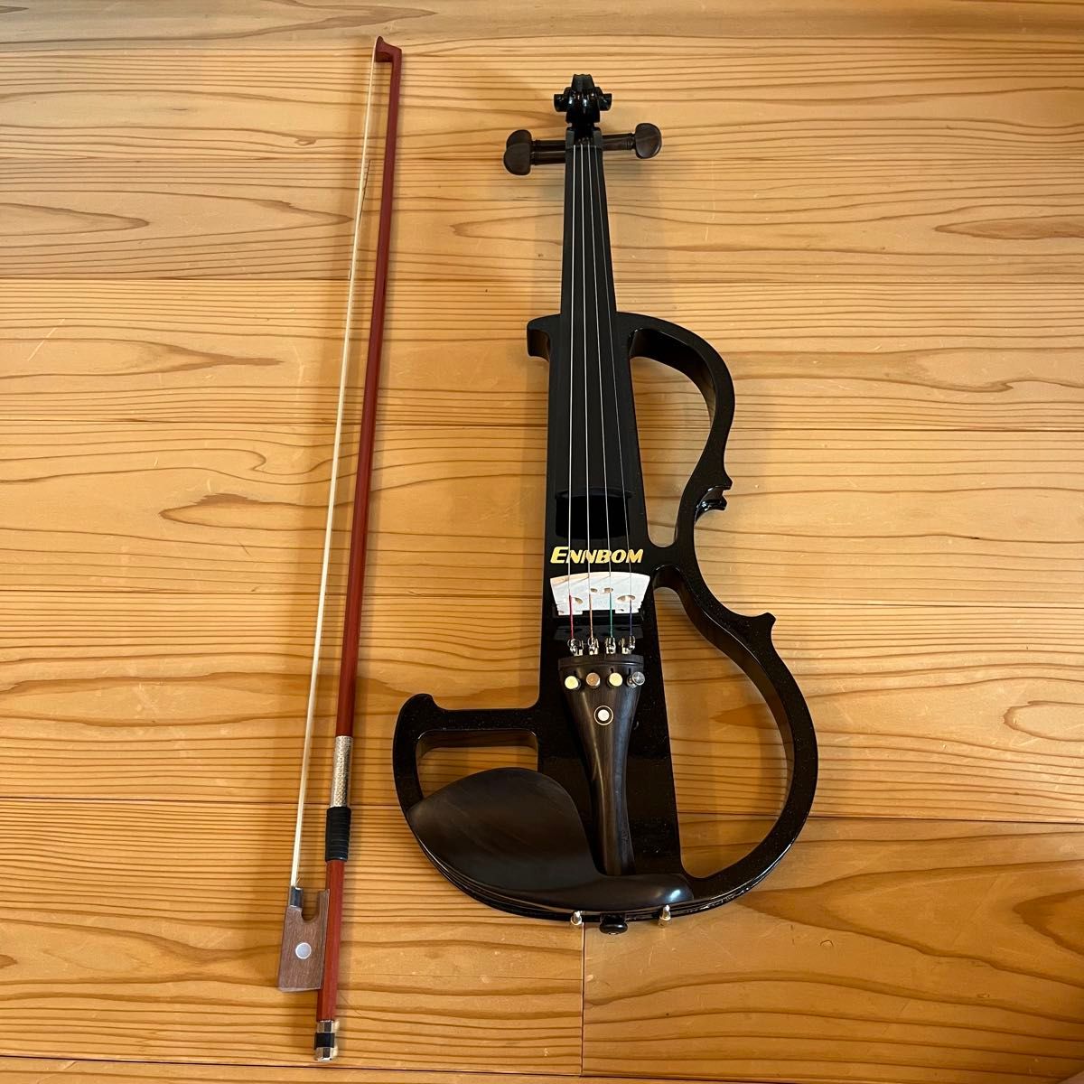 Ennbom エレキヴァイオリン エボニー サイレント バイオリン 4⁄4
