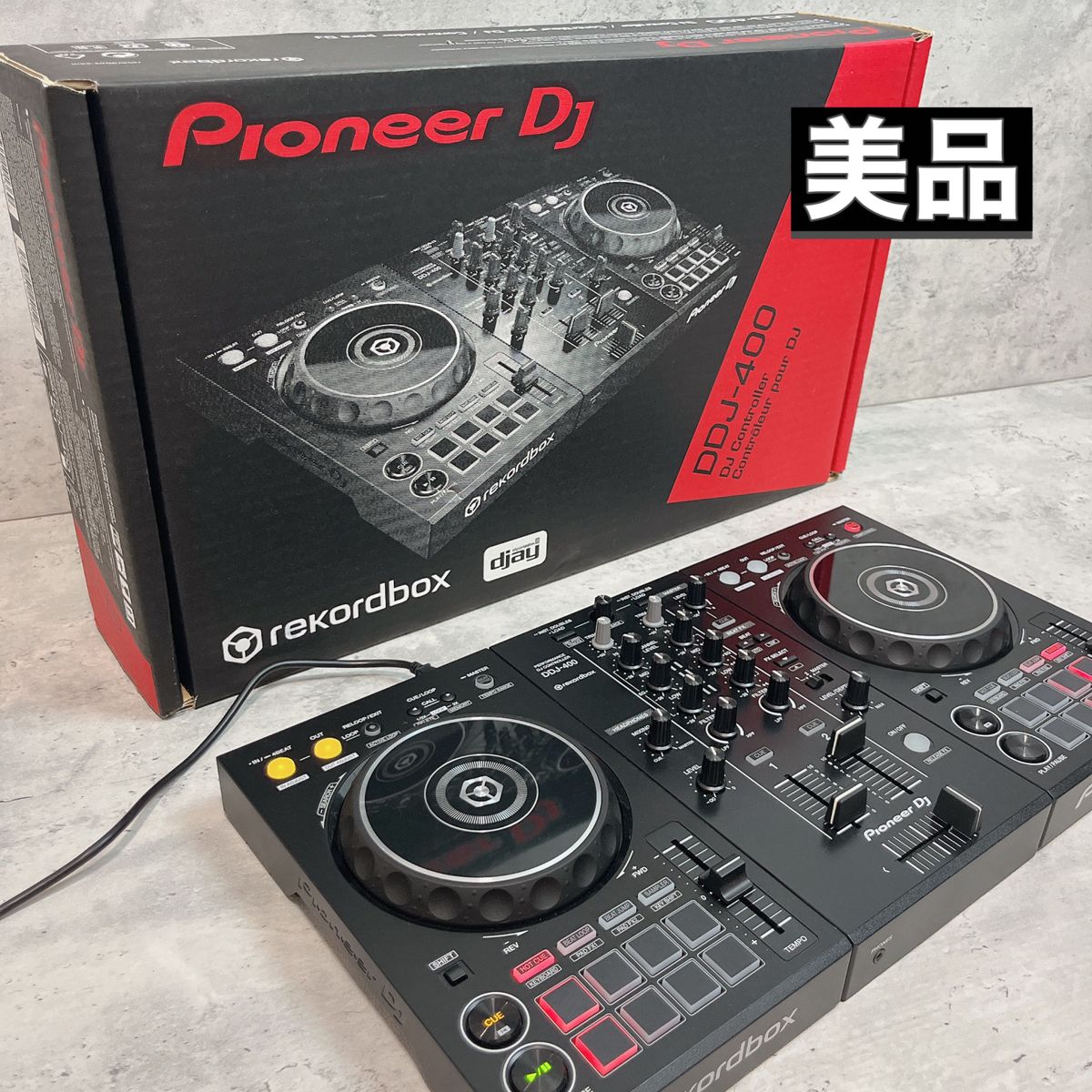 Pioneer DJ DDJ-400 コントローラー箱付き