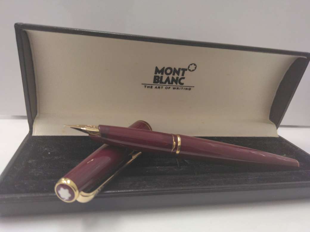 ◇◇#12059 MONTBLANC モンブラン 万年筆 ペン先 14K 585 ボルドー