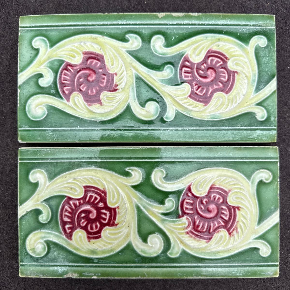 マジョリカタイル 明治～昭和初期 大正ロマン