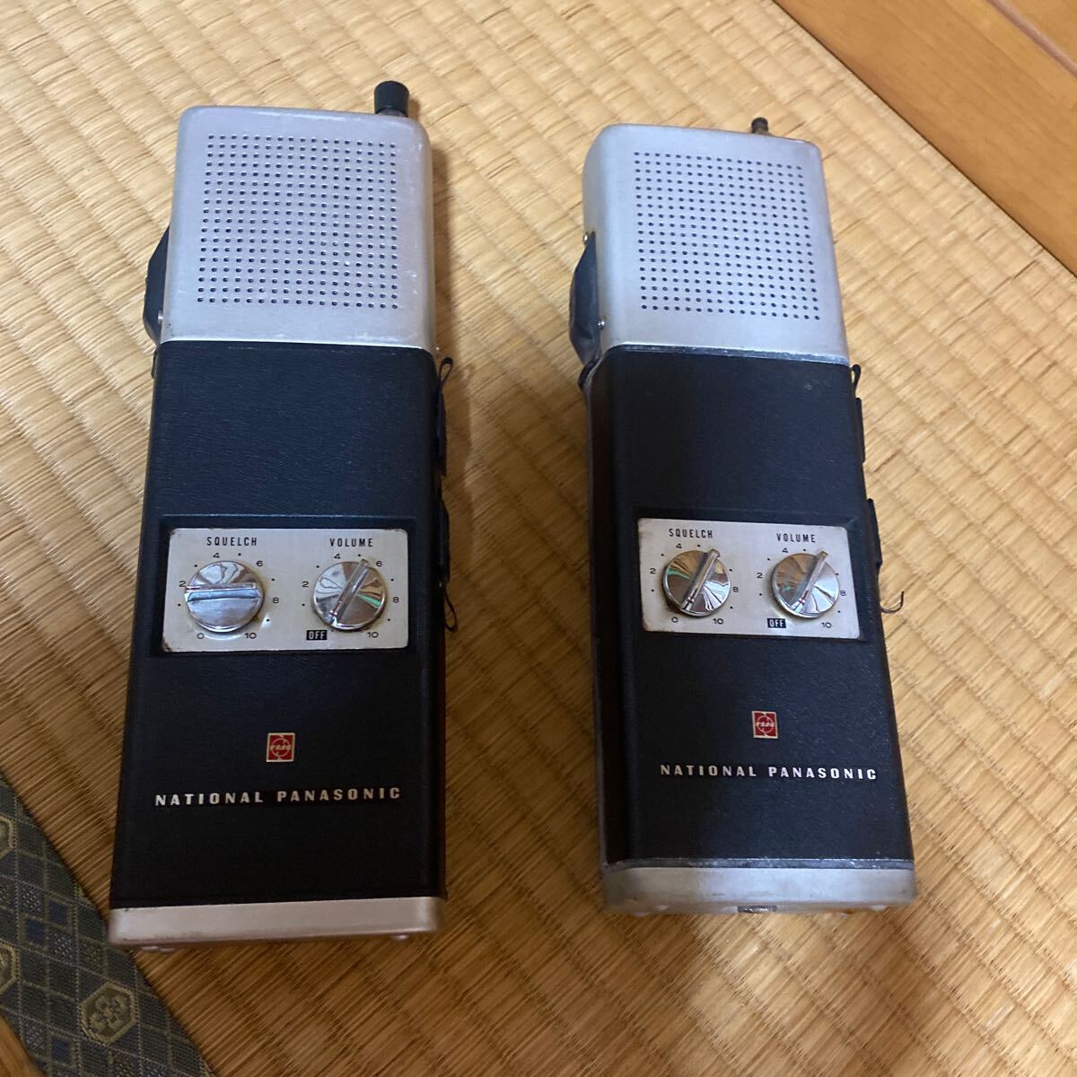 nationaナショナルのレトロなトランシーバー2個セット