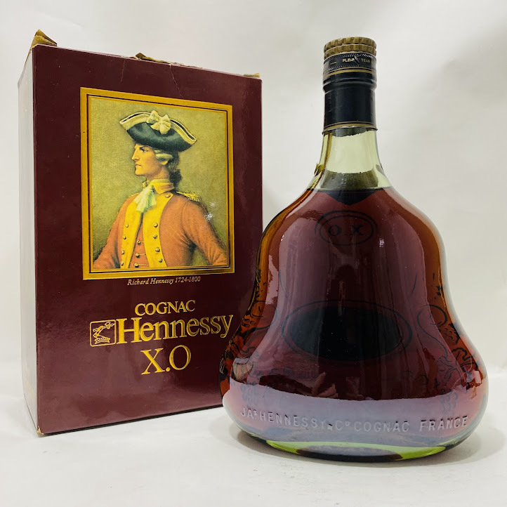 Hennessy ヘネシーX.O 金キャップ グリーンボトル 700ml 古酒 【公式通販】