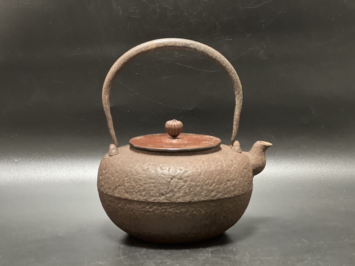 龍文堂造 鉄瓶 煎茶道具