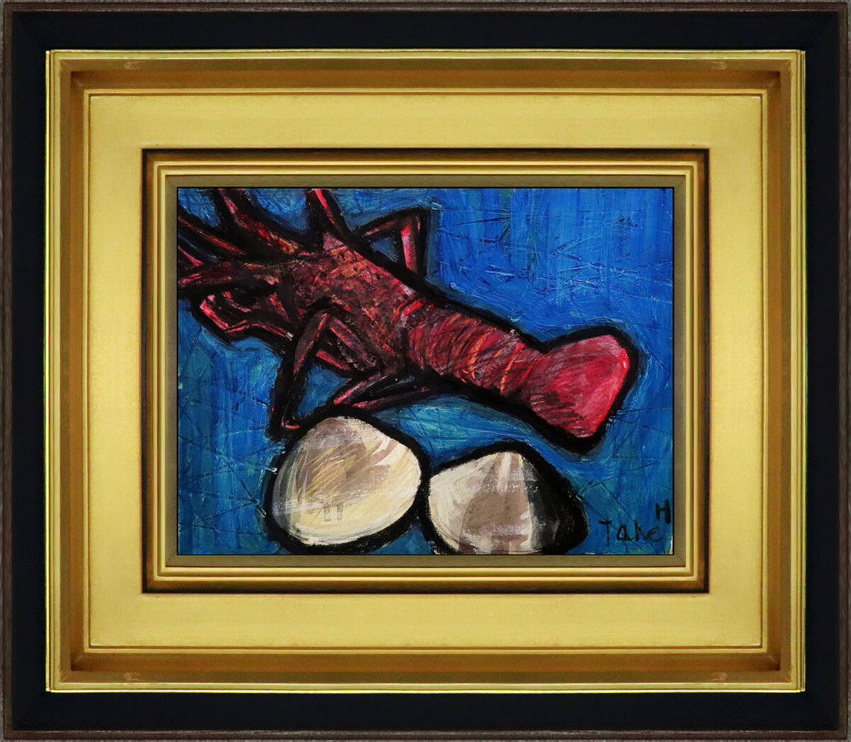 文化勲章受賞画家 林武 鑑定書付き 文化勲章受賞画家 林武 鑑定書付き