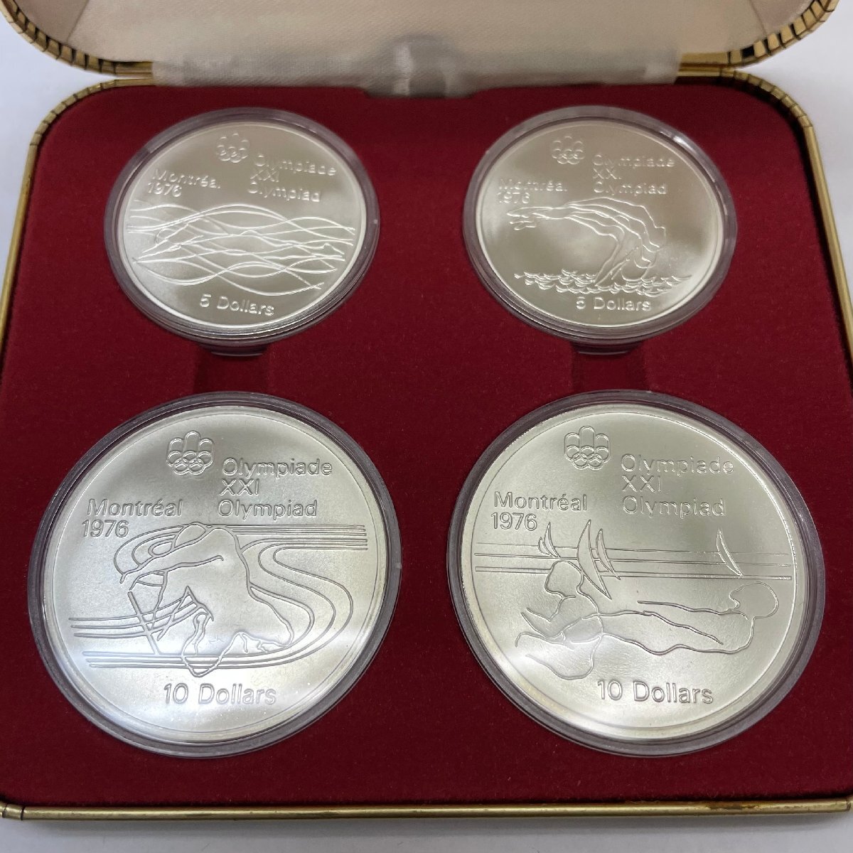 1976年 モントリオールオリンピック 記念硬貨 4枚セット 【公式通販】