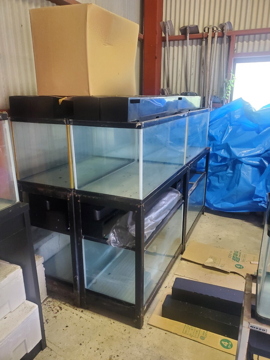 NISSO NISSOガラス水槽1200他NISSOガラス水槽900×9本など色々セット