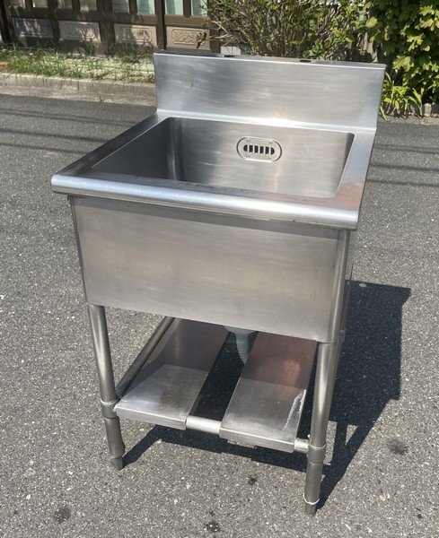 綺麗【1槽シンク 流し台 間口60×奥行60×高さ87cm BG15cm 厨房