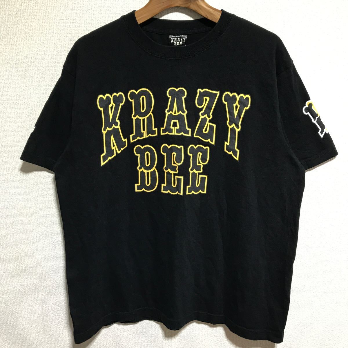 送料無料]KRAZY BEE/クレイジー・ビー/山本KID徳郁/ロゴTシャツ