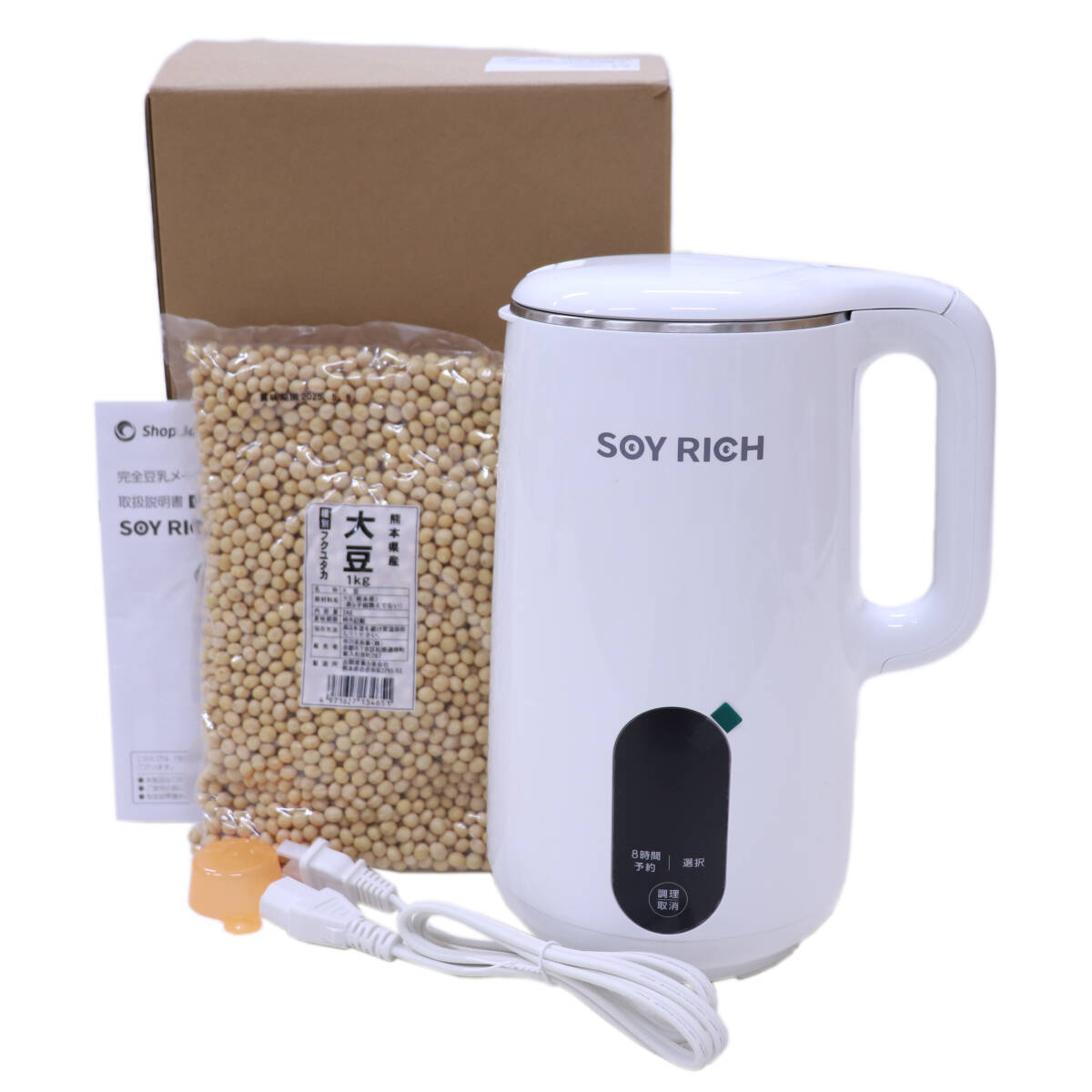 ショップジャパン ソイリッチ 豆乳メーカー DJ10B-P27E 楽天市場