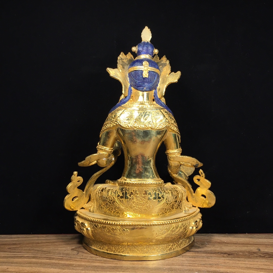 中国 古銅鍍金 馬像 紙鎮 置物 V R7506 中国 古銅鍍金 馬像 紙鎮 置物