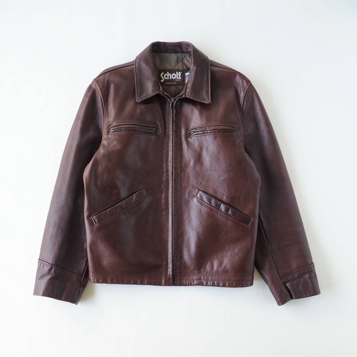 Schott ショット 634 sie38 希少 シングルライダース トラッカー