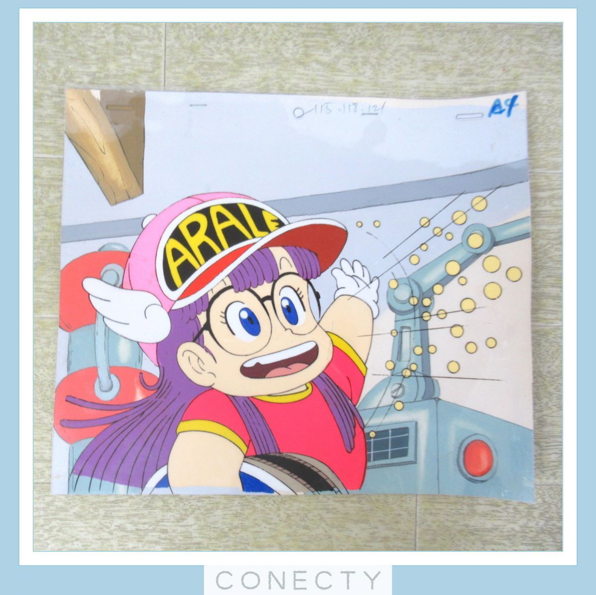 Dr.スランプアラレちゃん セル画 背景付き 則巻アラレ 鳥山明 アニメ