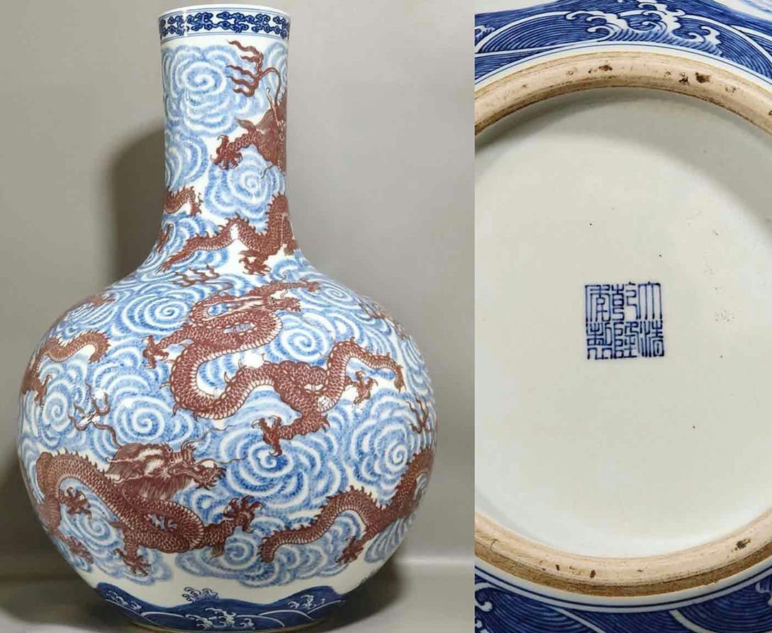 縁起物珍品清乾隆年製 粉彩花卉文描金蓋壺手作りインテリア古美術置物