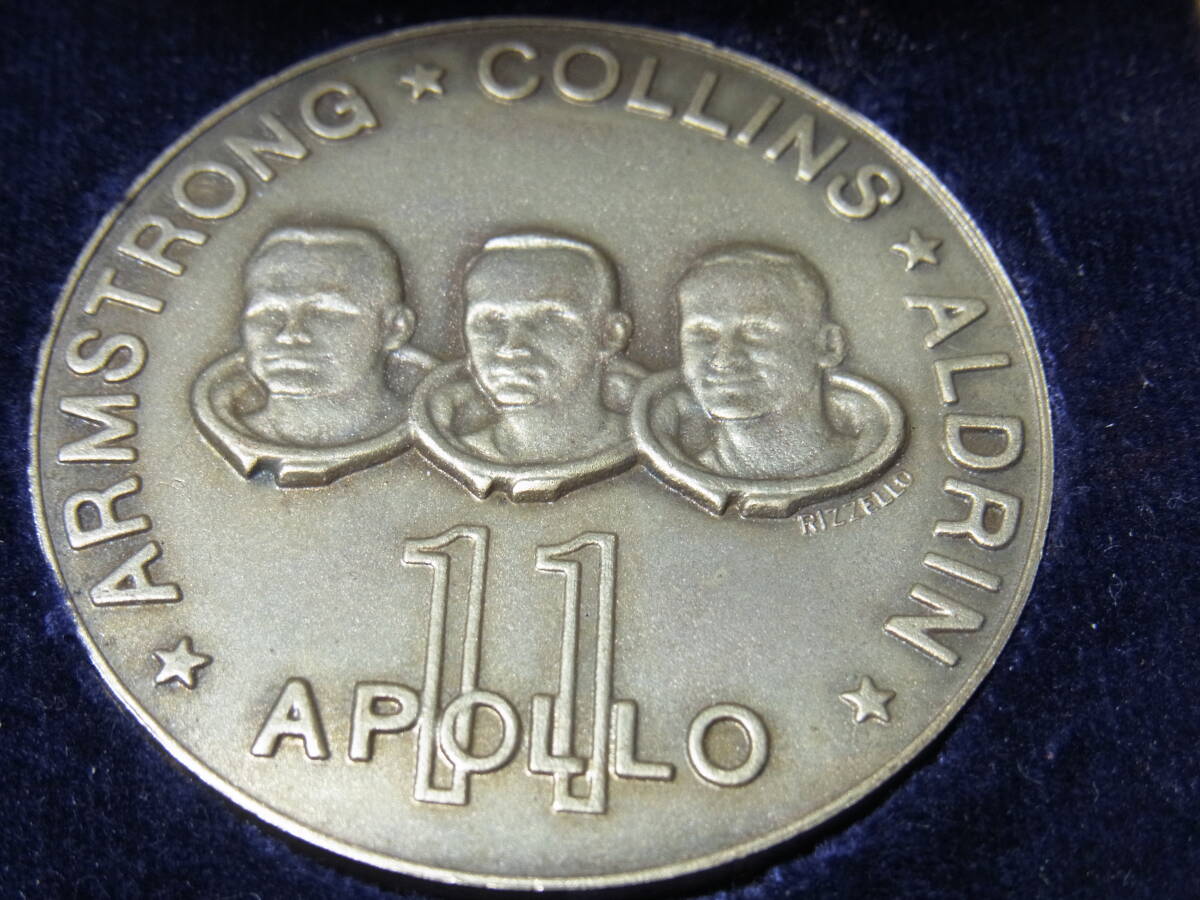 アポロ11号 記念メダル 1969年 月面着陸 純銀