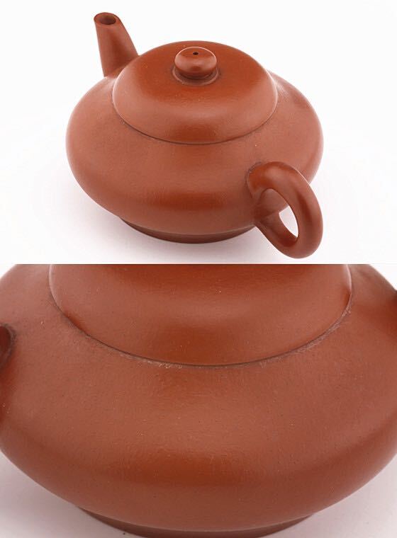 中国 孟臣銘 中国 孟臣銘 紫砂 朱泥 漢詩刻 急須 茶壷 M R5369 紫砂 朱