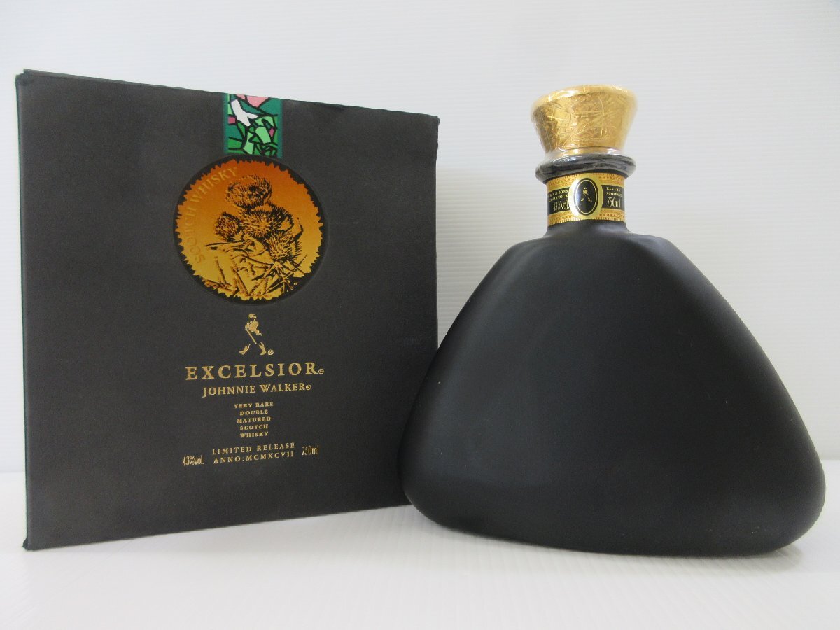 □未開栓JOHNNIE WALKER⁄ジョニーウォーカー エクセルシオール