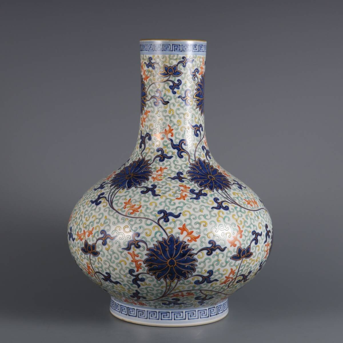 中国清光绪年製琺瑯彩•粉彩香盒骨董唐物コレクション古美術品