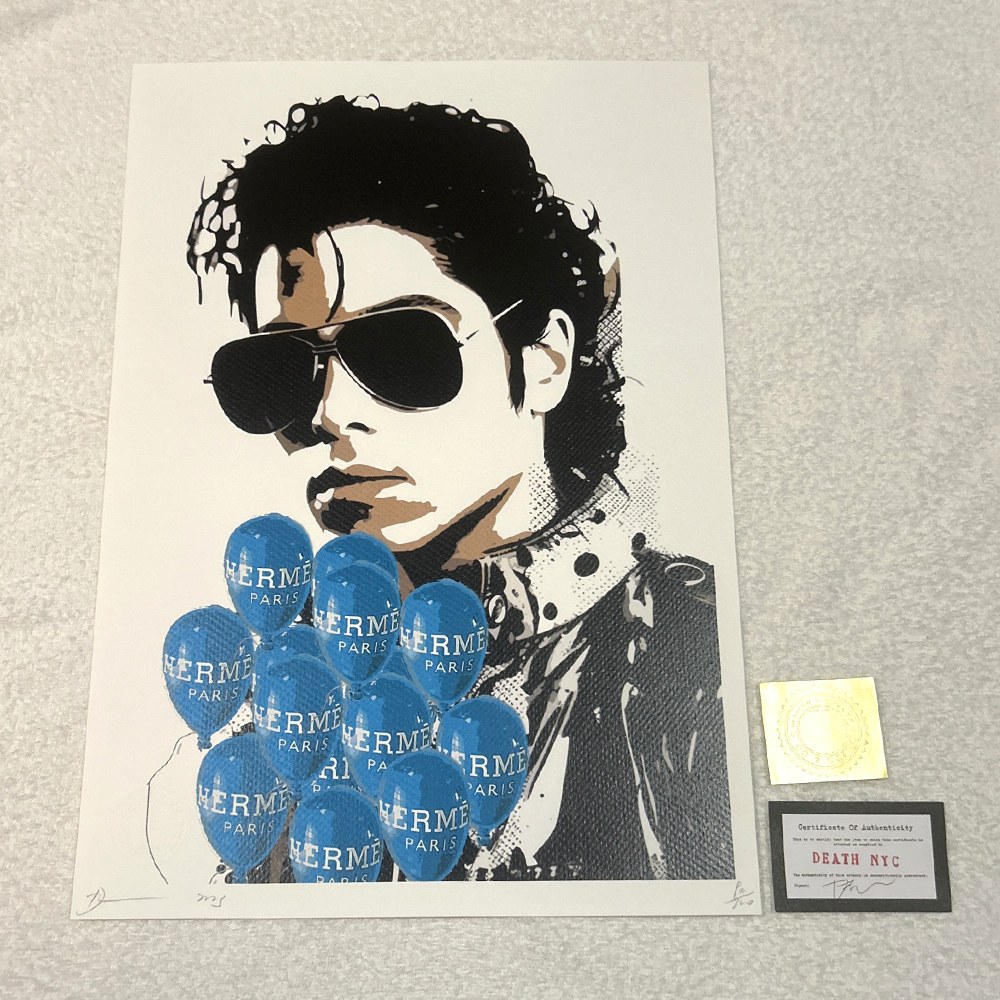 DEATH NYCマイケル・ジャクソン LOUISVUITTON 現代アート 世界限定100