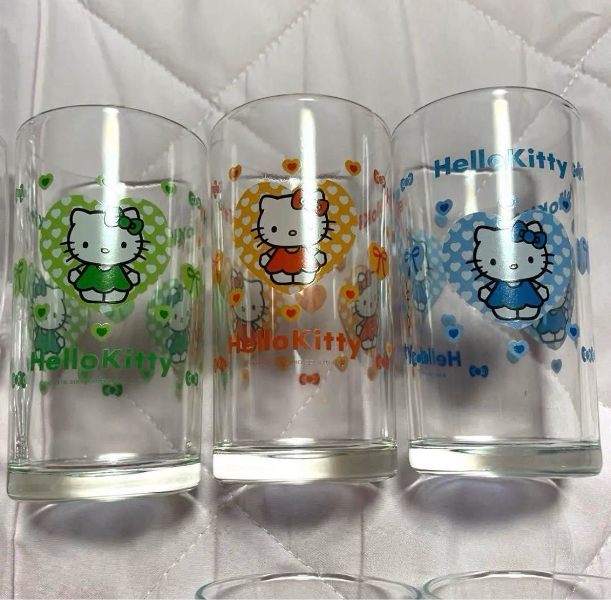 ハローキティ カオハナ ハイビスカス グラス コップ カップ サンリオ