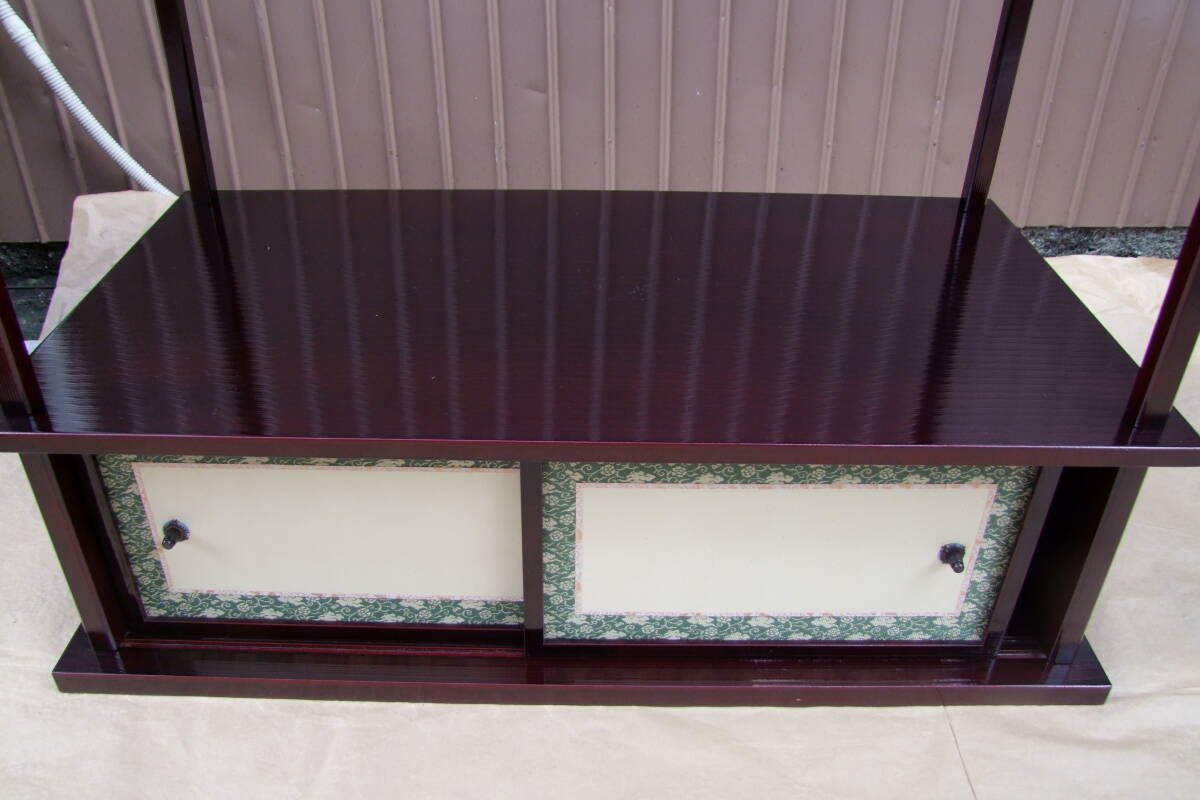 茶道具組み立て式紹鴎棚 現代モノ 古録展 送料別 Fサイズ 茶道具組み立て