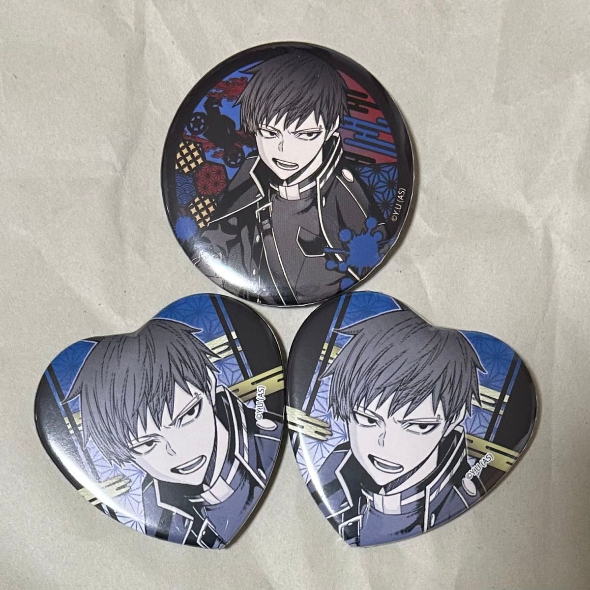 桃源暗鬼 TSUTAYA 缶バッジ 矢颪碇 15点 桃源暗鬼 矢颪碇 缶バッジ