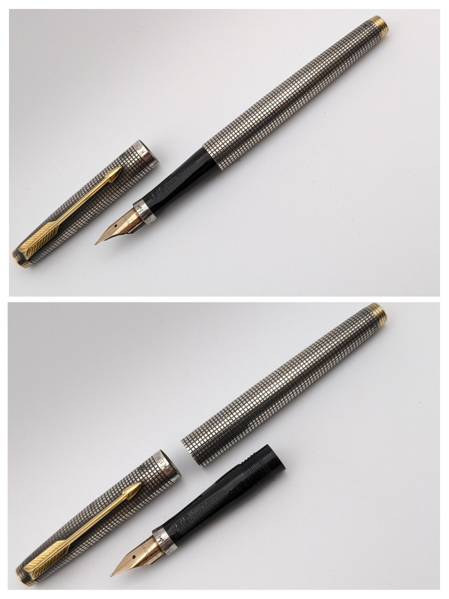 PARKER パーカー 万年筆 ペン先 14K スターリングシルバー 2本セット