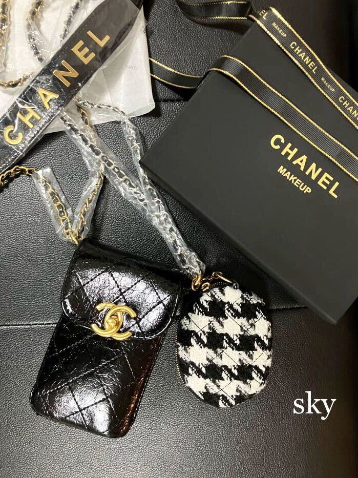 新品 シャネル ノベルティ CHANEL ショルダーバッグ スマホポーチ ミニ
