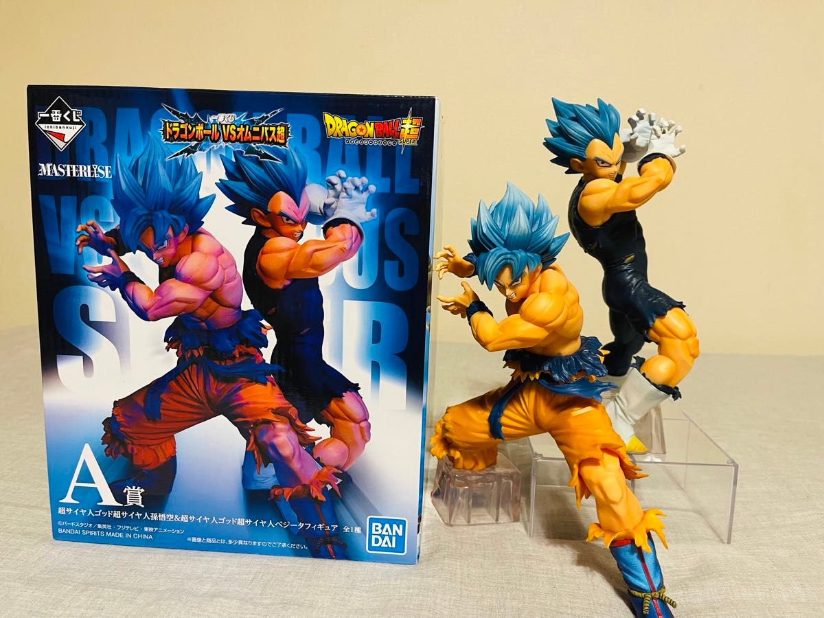 ☆一番くじ ドラゴンボール ベジータ・孫悟空・ゴジータ 4体セット