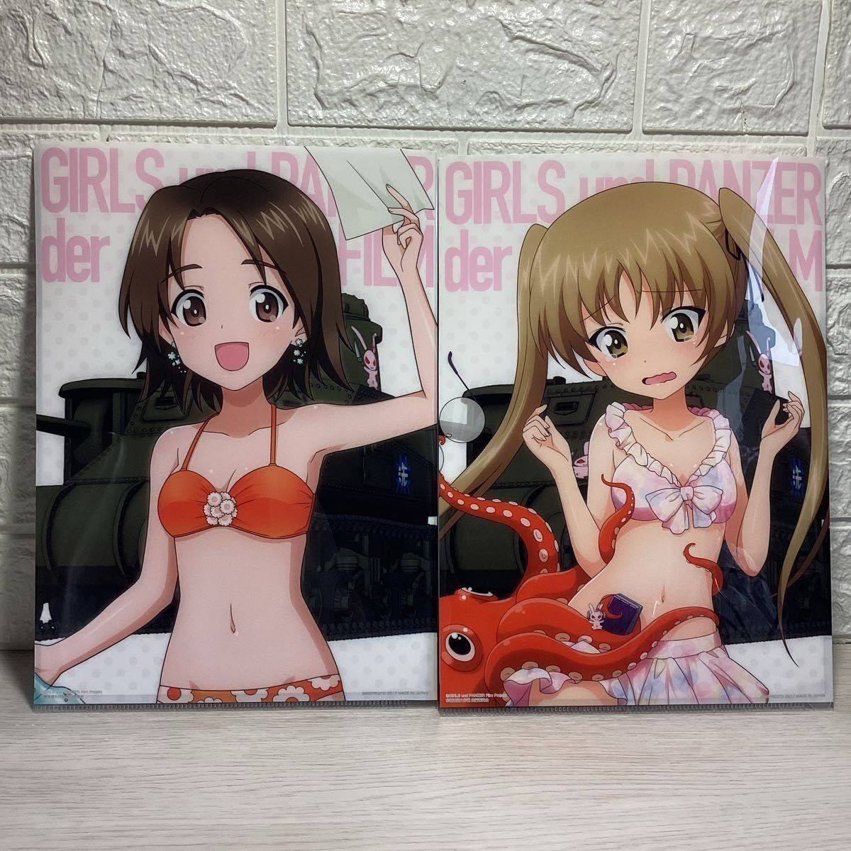 ガールズ＆パンツァー クリアファイル2枚セット 県立大洗女子学園