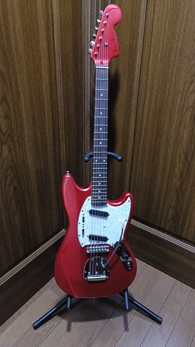 新品弦張替済】PhotoGenic エレキギター ムスタング MG-200 新品弦張替