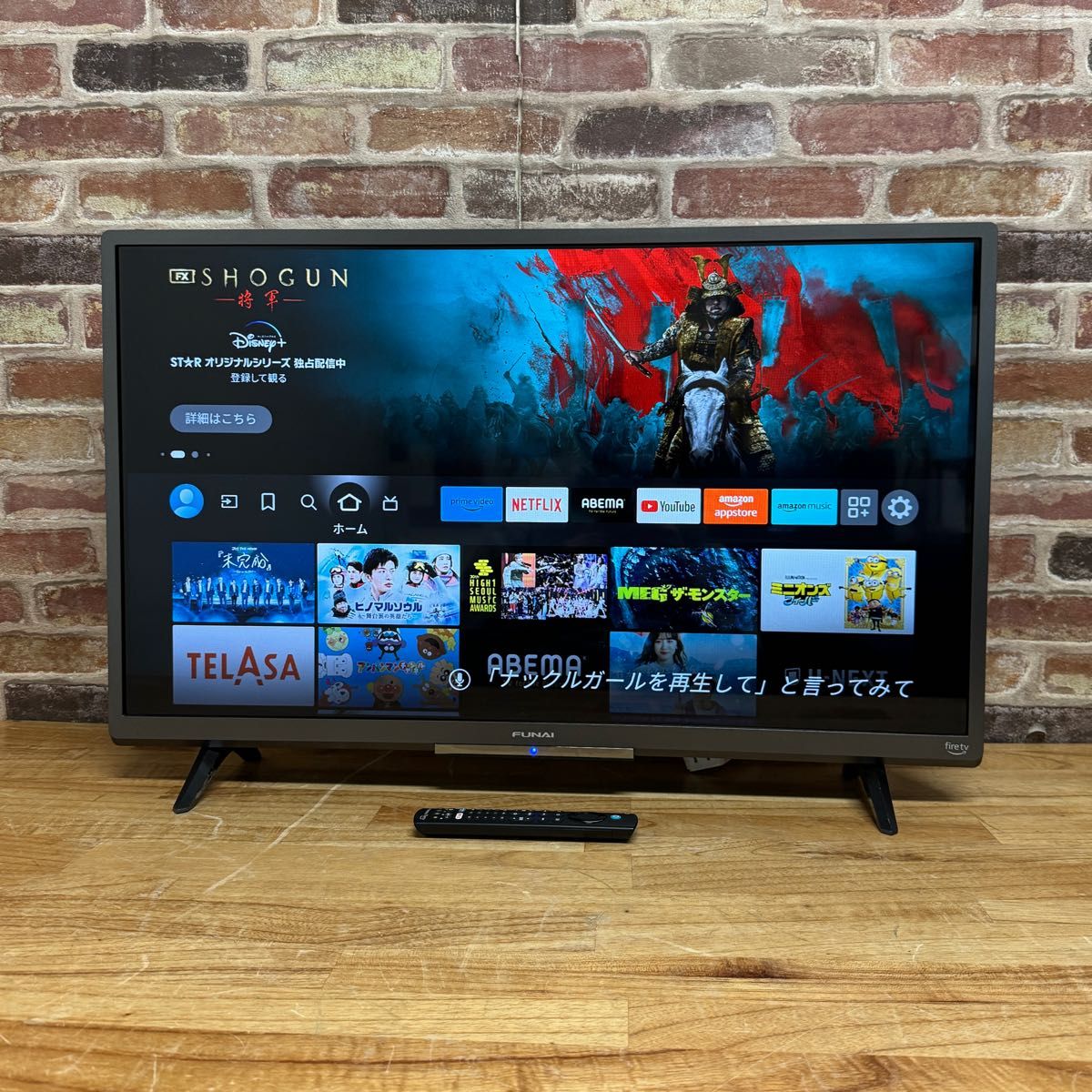 FUNAI FireTV FL-32HF140 Alexa対応リモコン付属 HD液晶テレビ 32V型