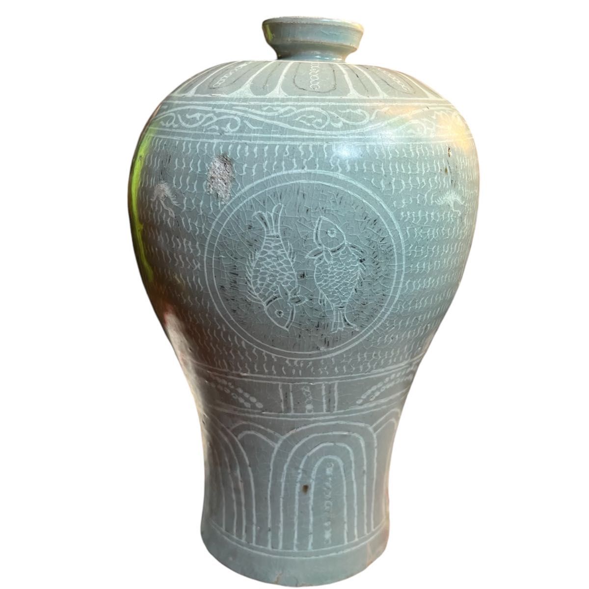 高麗青磁の中皿 骨董 古道具 【公式通販】