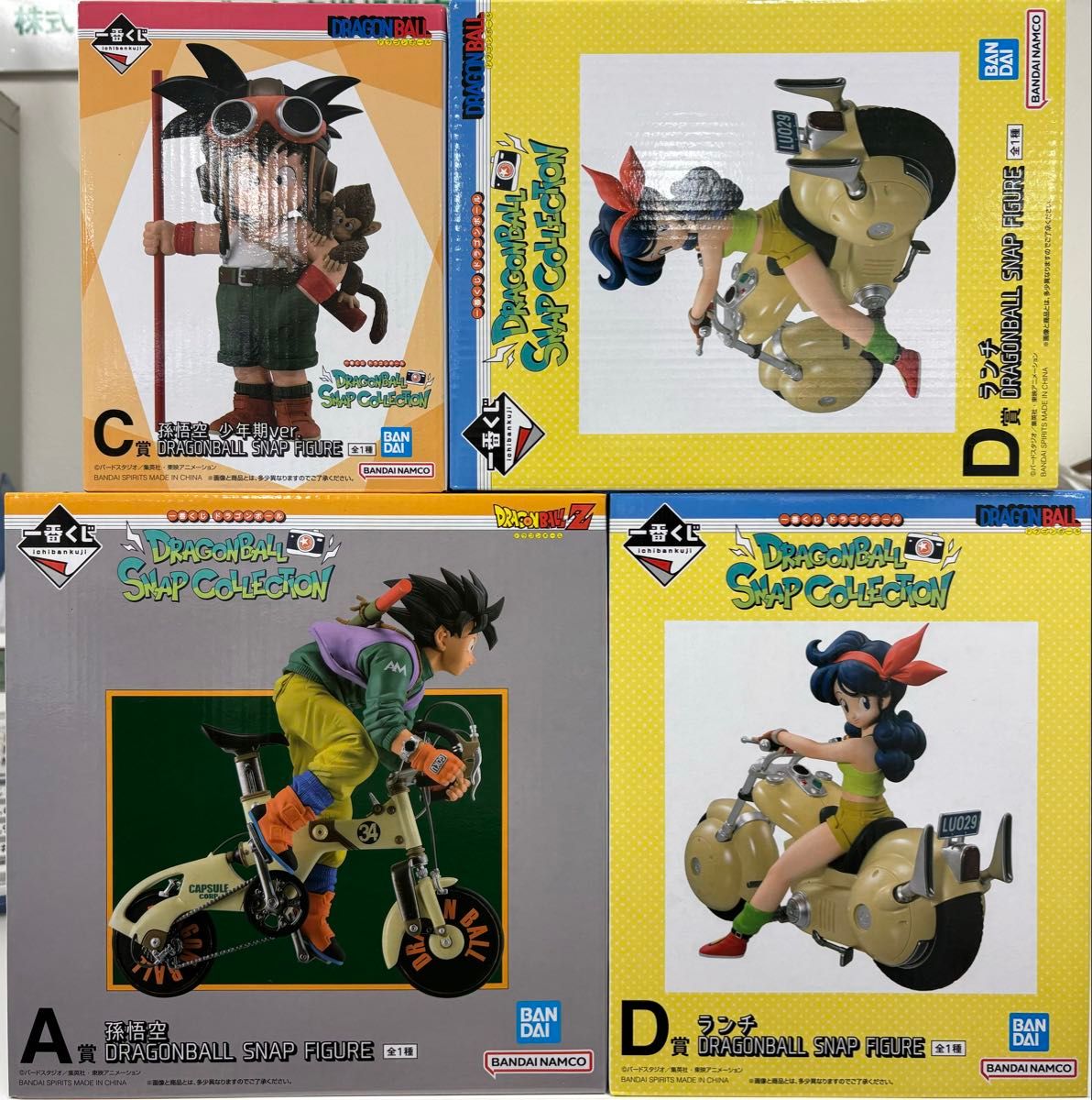 新品未開封】DRAGONBALL SNAP COLLECTION セミコンプ 売れ筋 一番くじ