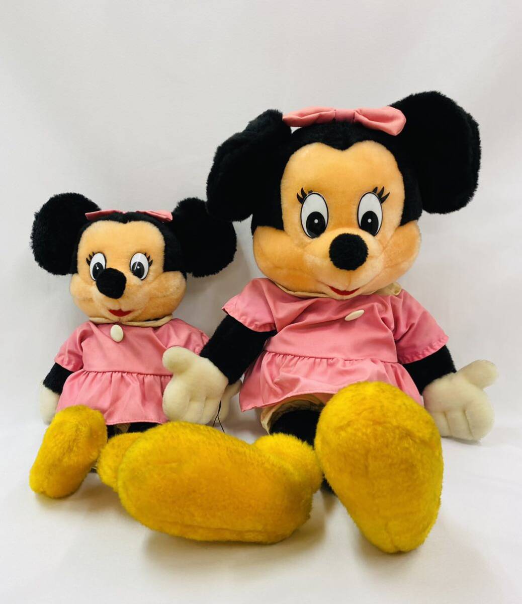 レア】昭和レトロ ミッキー＆ミニー ディズニー ぬいぐるみ 激レア