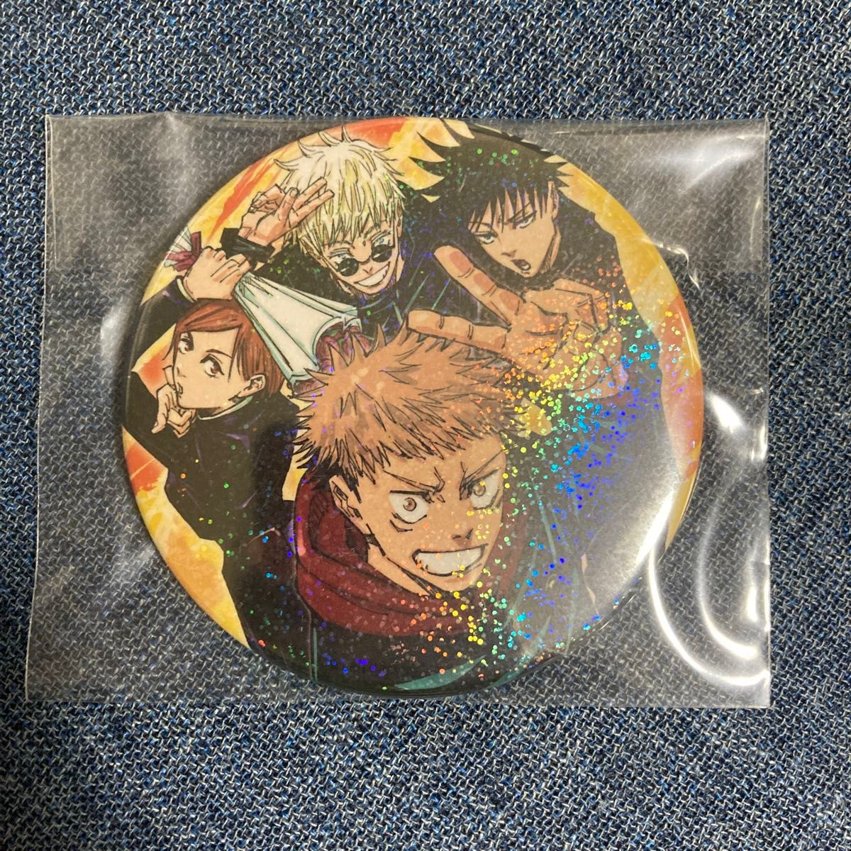 虎杖悠仁＆伏黒恵＆釘崎野薔薇＆五条悟 ねんどろいどぷらす 缶バッジ