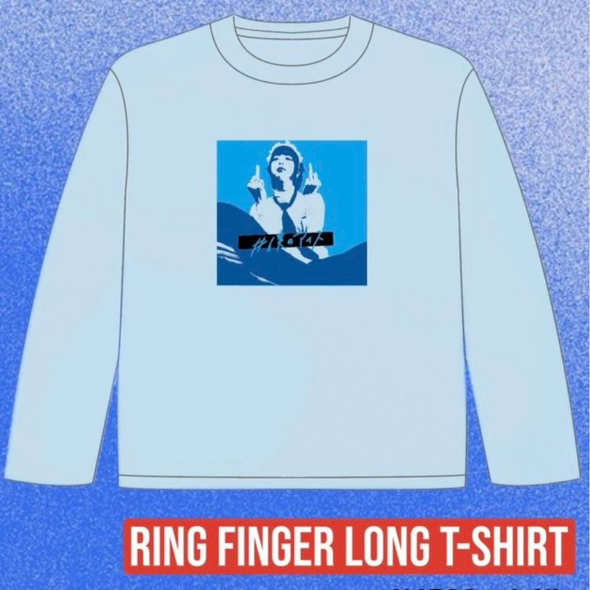 新品I'sあのちゃんTシャツXLロンTあのIsアイズGILDAN未使用RING FINGER