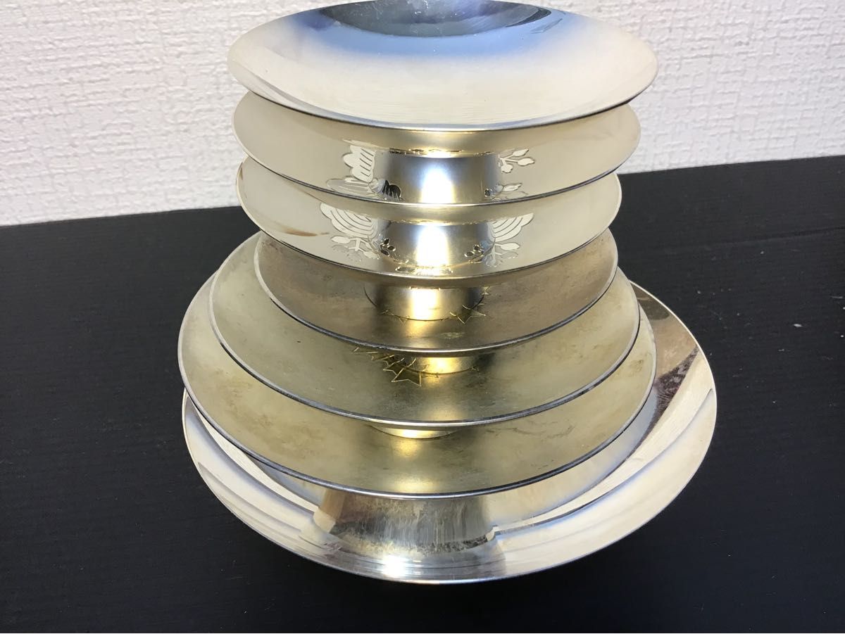 銀杯純銀製 造幣局SILVER刻印 純銀 銀杯 SILVER 内閣総理大臣 造幣局