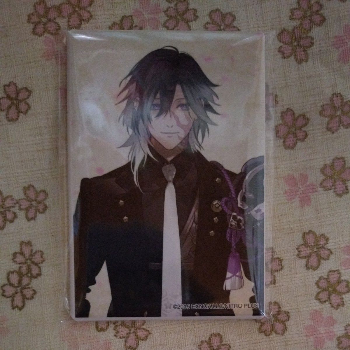 刀剣乱舞 とうらぶ スクエア缶バッジ 第五弾 跪坐 3点 実休光忠 刀剣