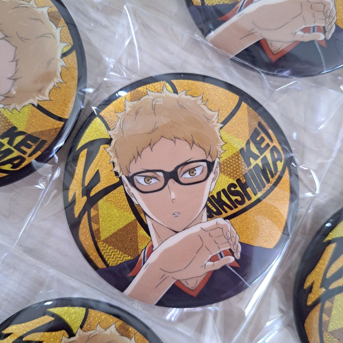 月島蛍 横断幕缶バ80個 月島蛍 横断幕缶バ80個 - メルカリ